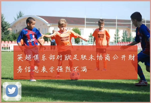 英超俱乐部对欧足联未协商公开财务信息表示强烈不满